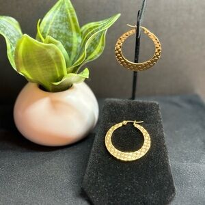 Elegant Gold Hoop Earrings